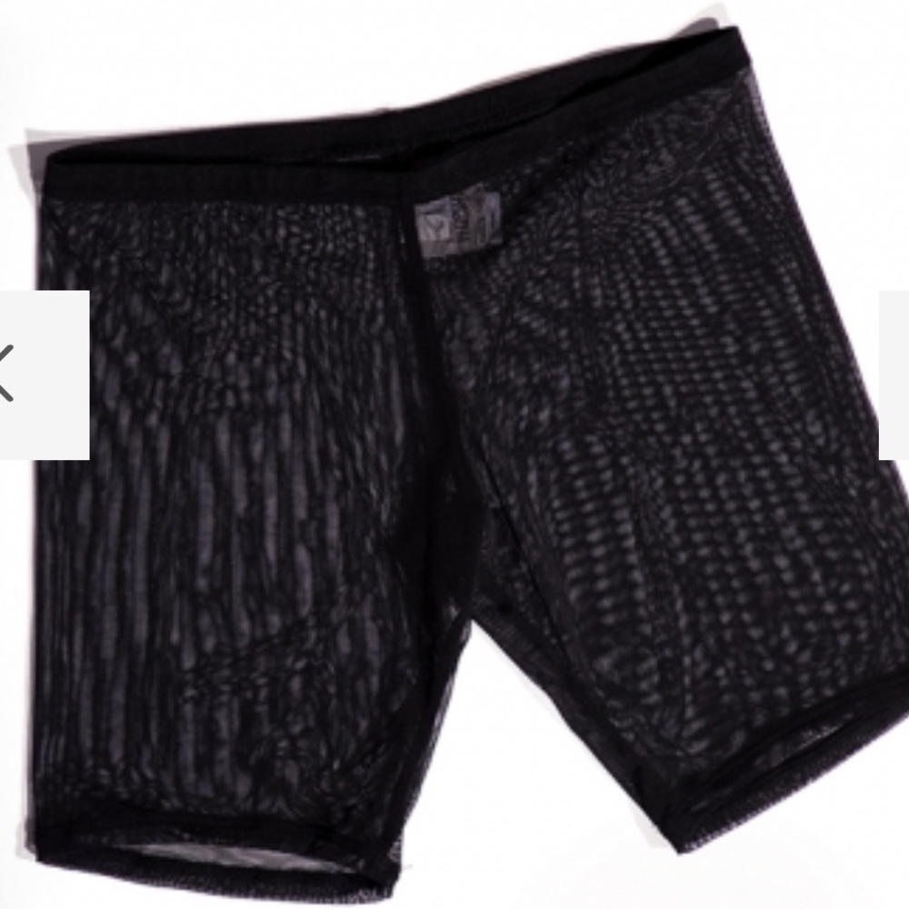 The Lineup Dance Mesh Bikers Bike Shorts Black Size 12